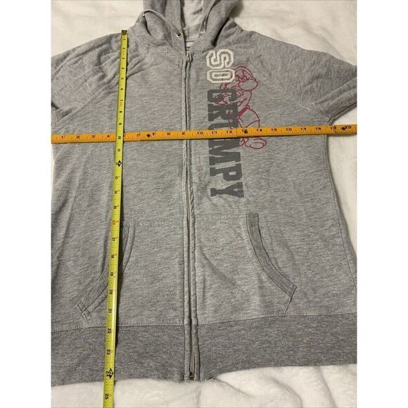 Disney Full Zip Hoodie Sweatshirt Grumpy Snow-White - Picture 9 of 9